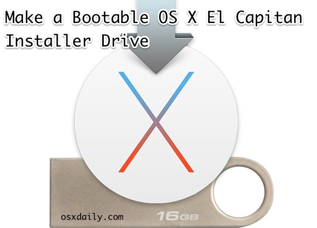 install bootloader for max os x el capitan retail